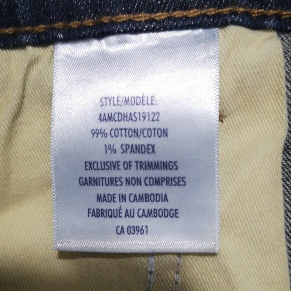 Denver Hayes Men's Size 42/30 Medium Wash Straight Fit Blue Jeans - Picture 4 of 12